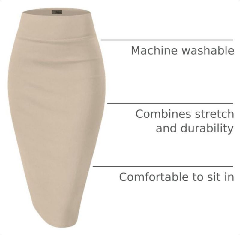 Falda Hybrid & Company KSK45002 Stone Talla M