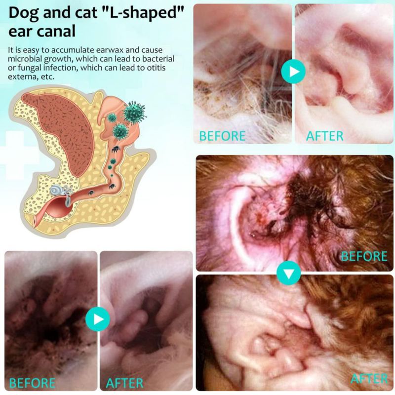 Tratamiento contra ácaros del oído NenMaoKeNu 22 ml para perros y gatos