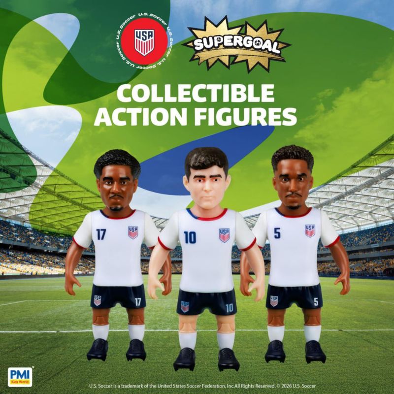 Figuras de fútbol P.M.I. Copa del Mundo - Pack de 11 del equipo EE. UU.