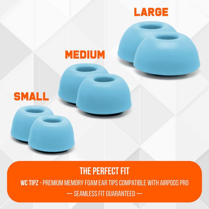 Puntas de espuma con memoria WC para AirPods Pro S/M/L