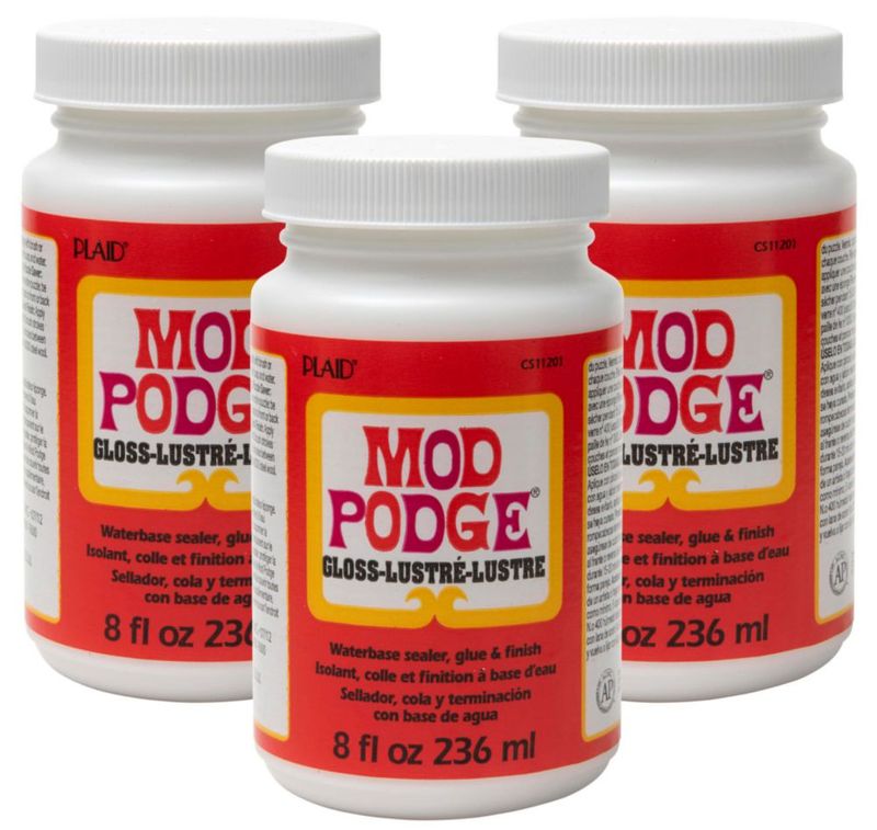 Pegamento Mod Podge CS11201B Paquete de 12 Botellas de 236 ml Acabado Brillante
