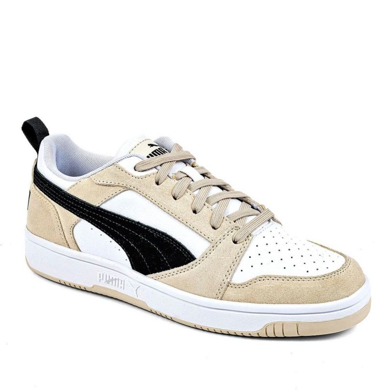 TENIS URBANO PISO PUMA 40226202 BLANCO BEIGE NEGRO