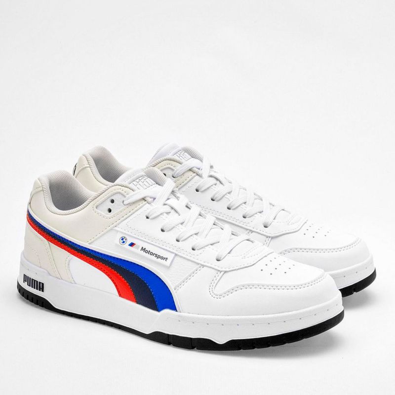 TENIS URBANO PISO PUMA 30858702 BLANCO AZUL ROJO