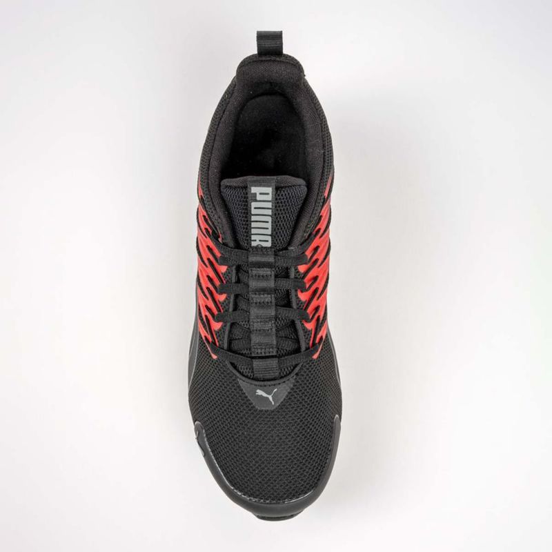 TENIS DEPORTIVO CORRER Y SPORT PUMA 37960139 NEGRO ROJO
