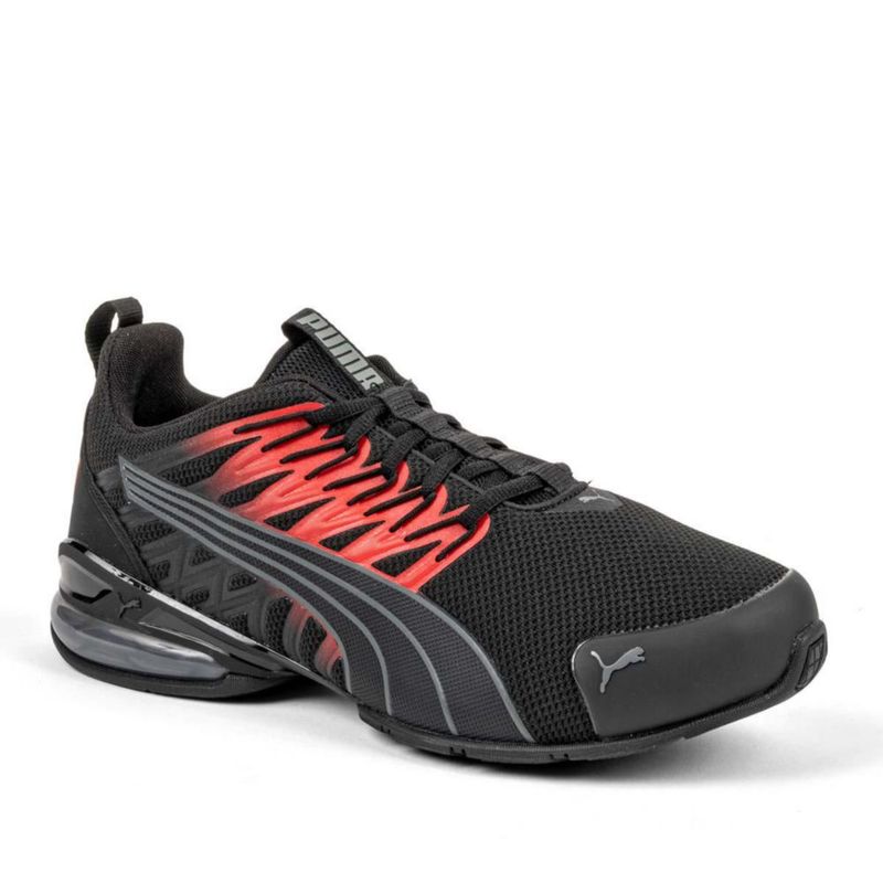 TENIS DEPORTIVO CORRER Y SPORT PUMA 37960139 NEGRO ROJO
