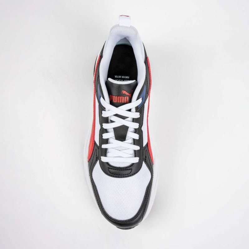 TENIS URBANO PISO PUMA 40023124 BLANCO NEGRO ROJO