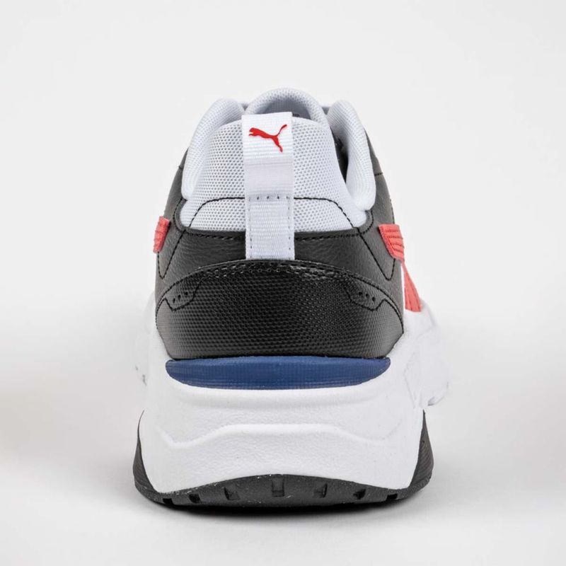 TENIS URBANO PISO PUMA 40023124 BLANCO NEGRO ROJO