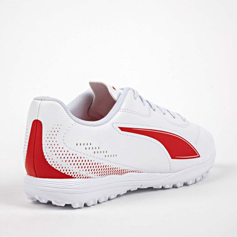 TENIS DEPORTIVO FUTBOL MULTITACHOS PUMA 10850407 BLANCO ROJO