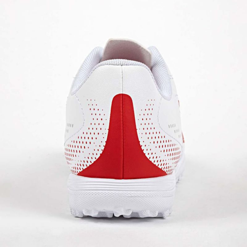 TENIS DEPORTIVO FUTBOL MULTITACHOS PUMA 10850407 BLANCO ROJO