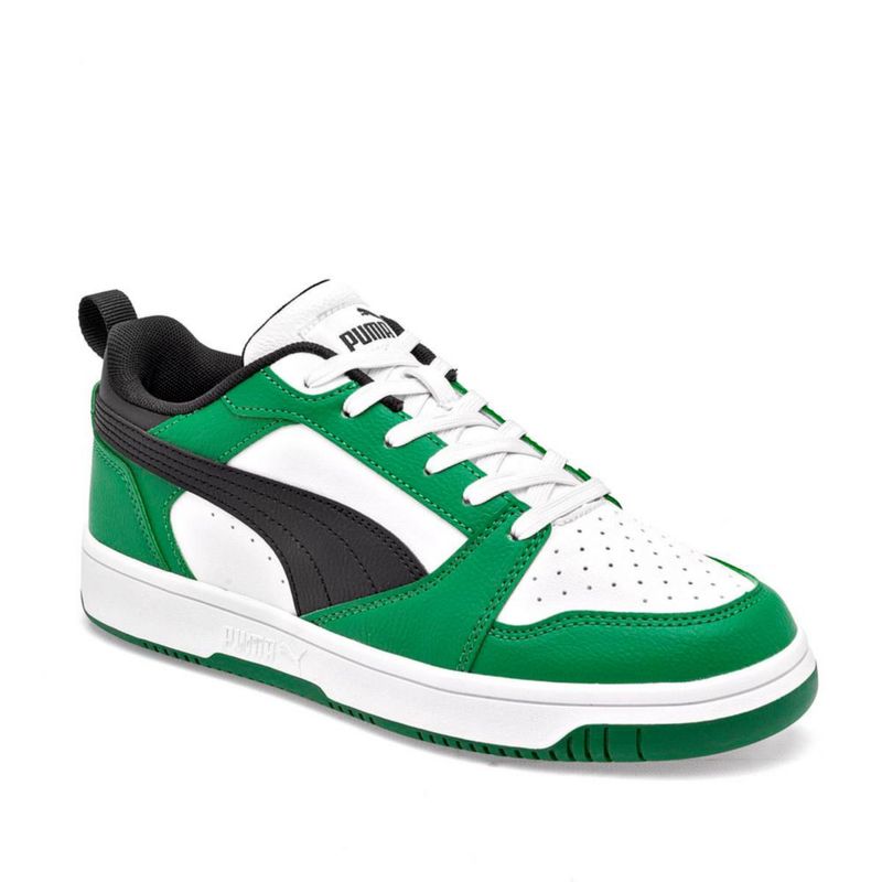 TENIS URBANO PUMA 39383305 BLANCO VERDE NEGRO