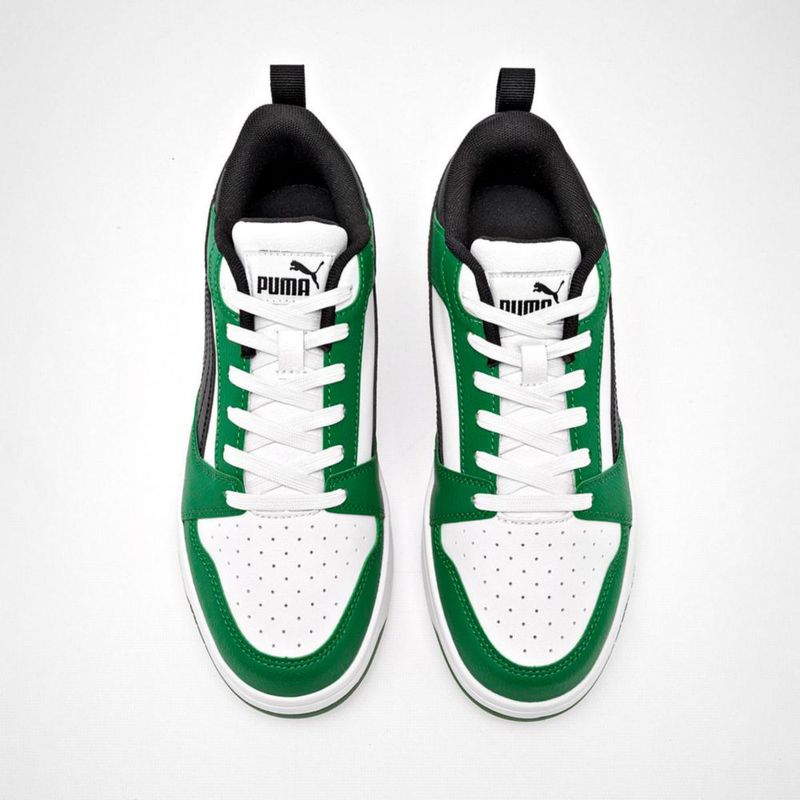 TENIS URBANO PUMA 39383305 BLANCO VERDE NEGRO