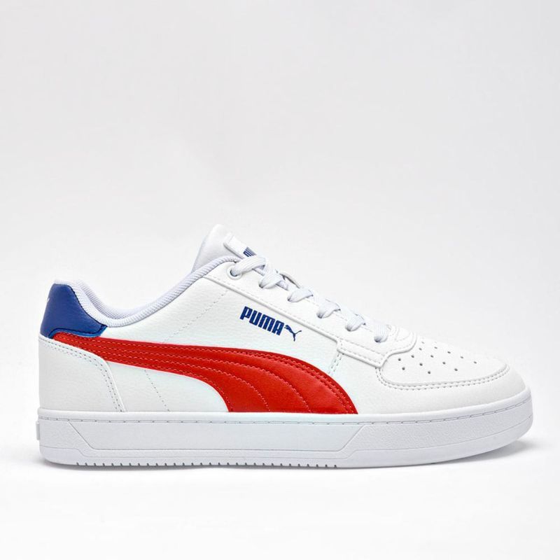 TENIS URBANO PISO PUMA 39383745 BLANCO ROJO MARINO