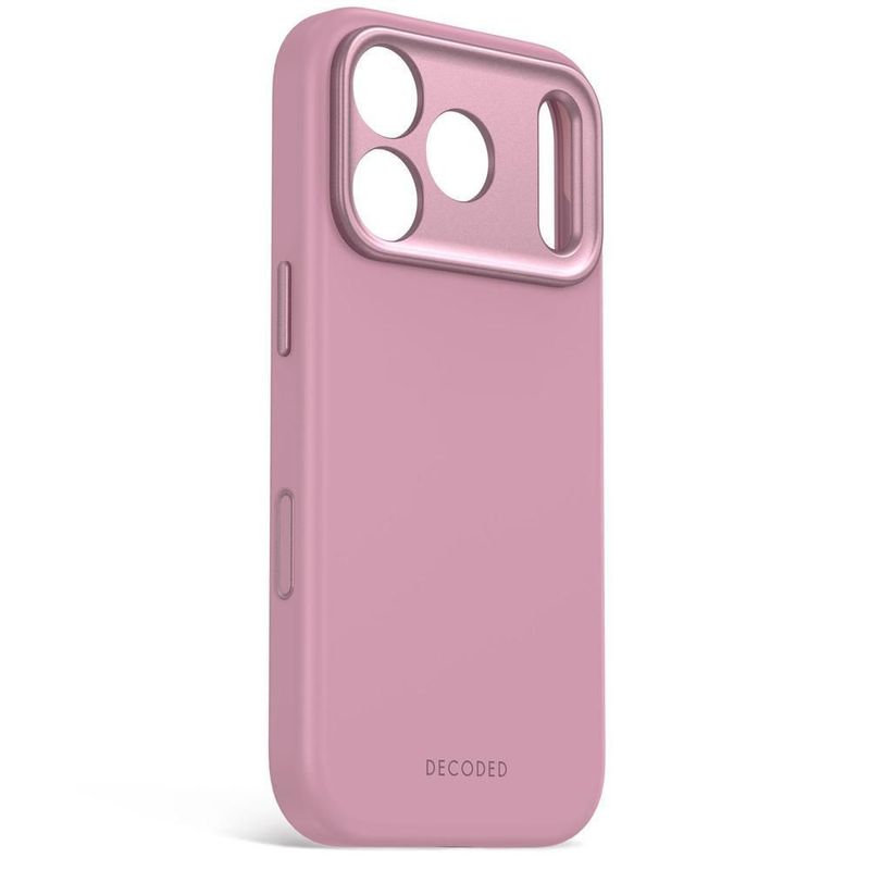 Funda decoded silicone para iphone 18 pro max rosa