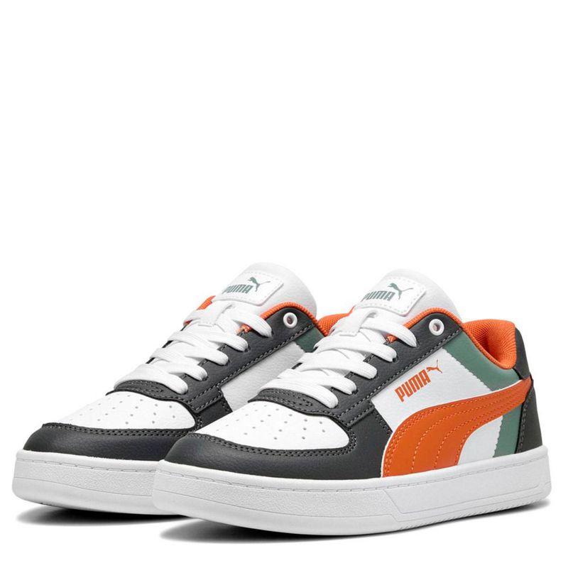 TENIS URBANO PISO PUMA 39446113 GRIS BLANCO NARANJA