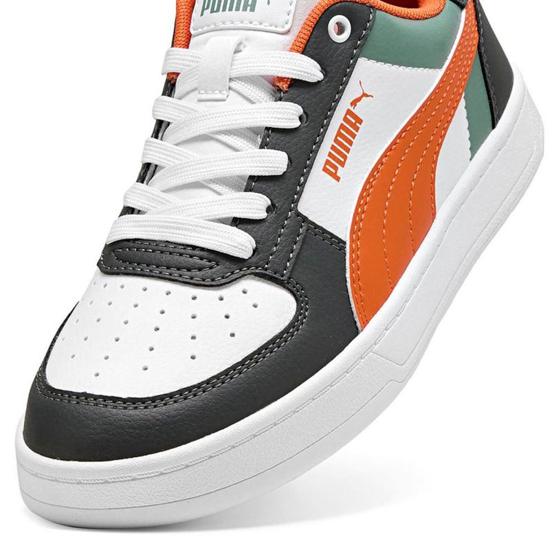 TENIS URBANO PISO PUMA 39446113 GRIS BLANCO NARANJA
