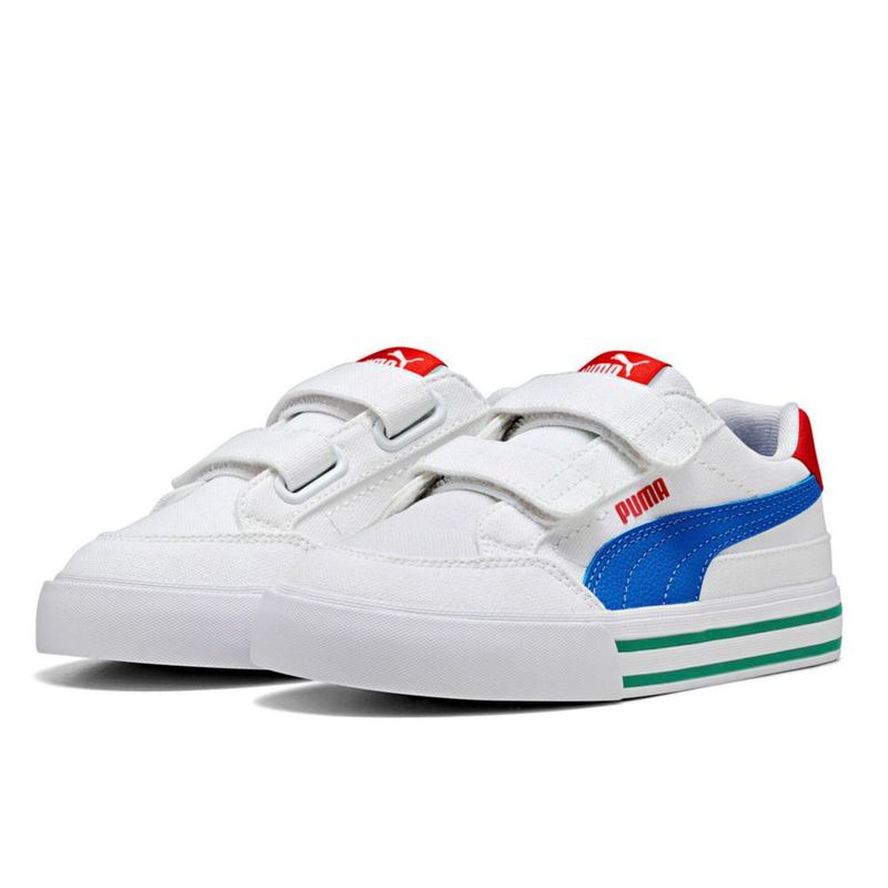 TENIS URBANO PISO PUMA 39656021 BLANCO REY ROJO