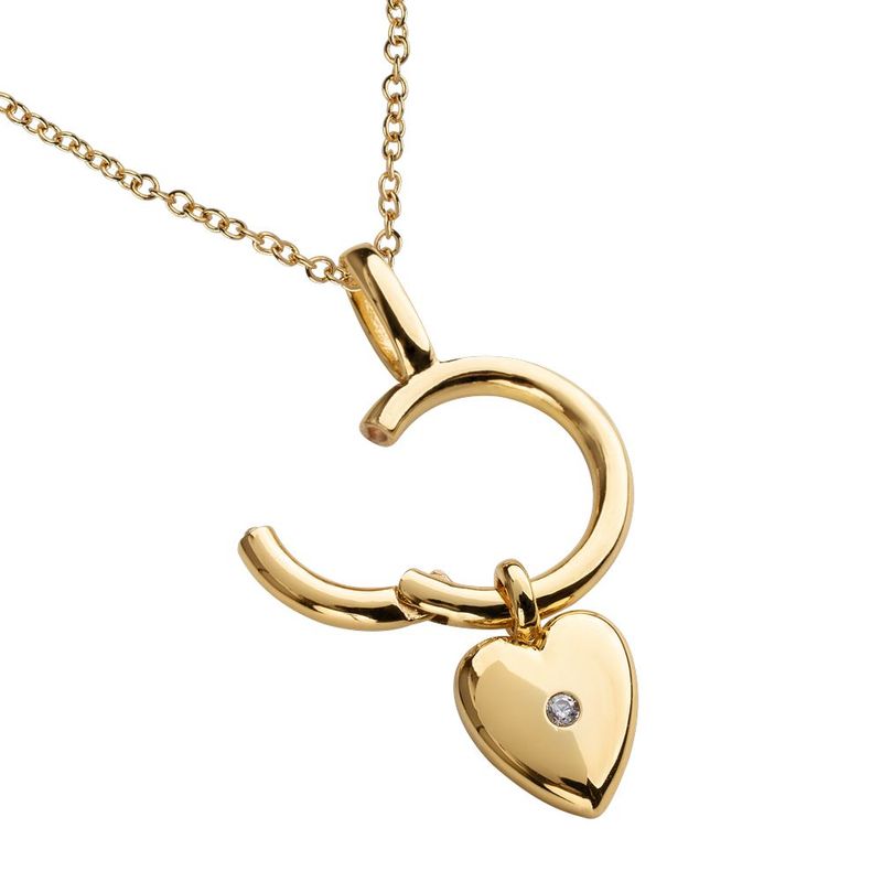 Set collar luckyly baño de oro 14k y dijes regalos para mujer noa
