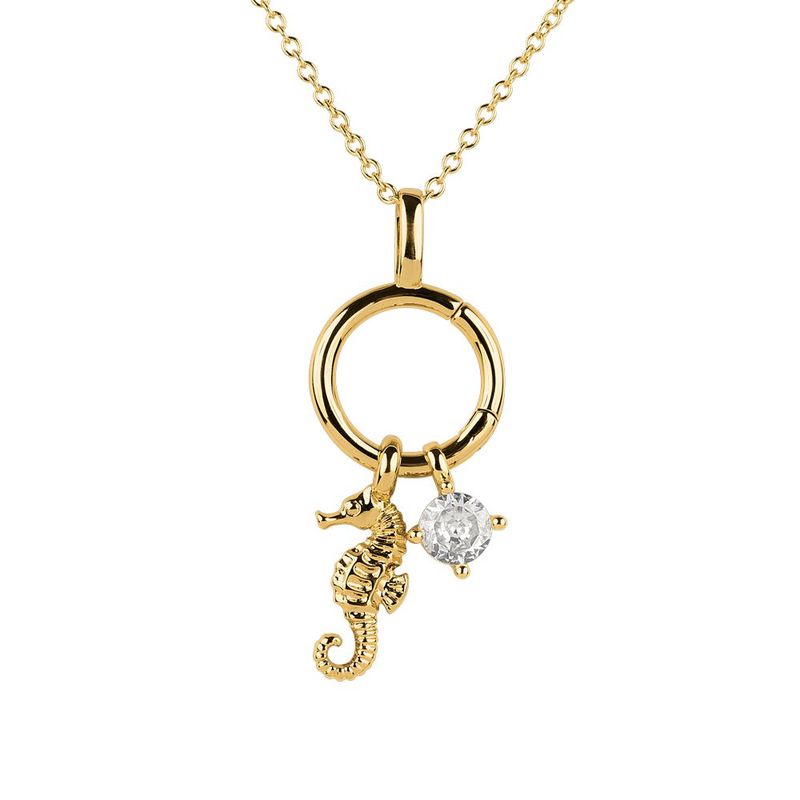 Set collar luckyly baño de oro 14k y dijes regalos para mujer noa