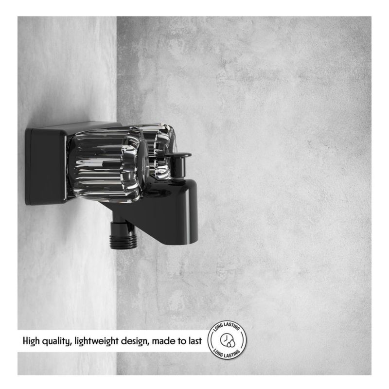 Grifo WMF para Ducha y Bañera de Casa Móvil 4" Negro con Manijas Dobles