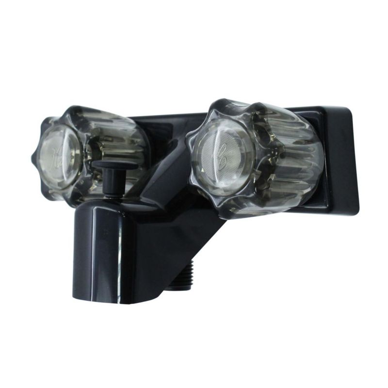 Grifo WMF para Ducha y Bañera de Casa Móvil 4" Negro con Manijas Dobles