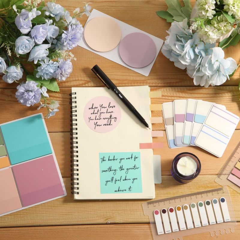 Set de Notas Adhesivas Mr. Pen Transparente 1000 Hojas