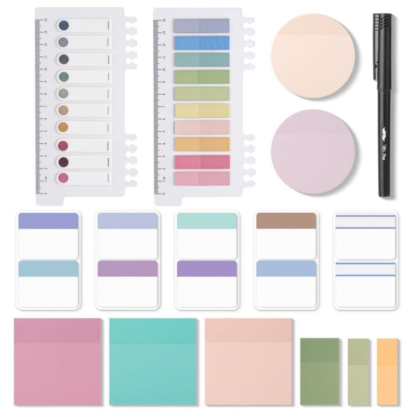 Set de Notas Adhesivas Mr. Pen Transparente 1000 Hojas
