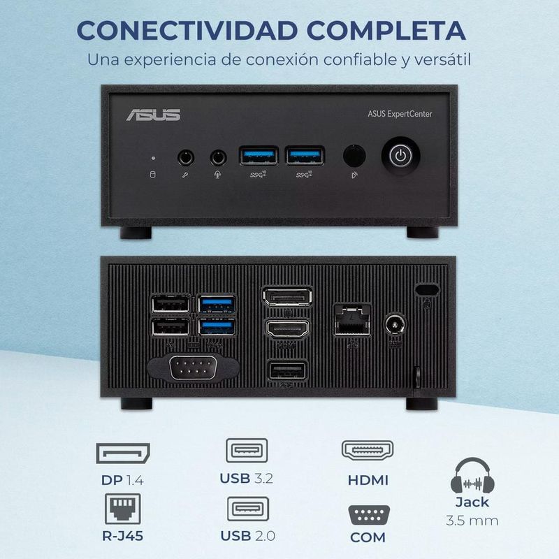 Computadora escritorio mini pc asus pn42 n4500 8gb ssd 256gb