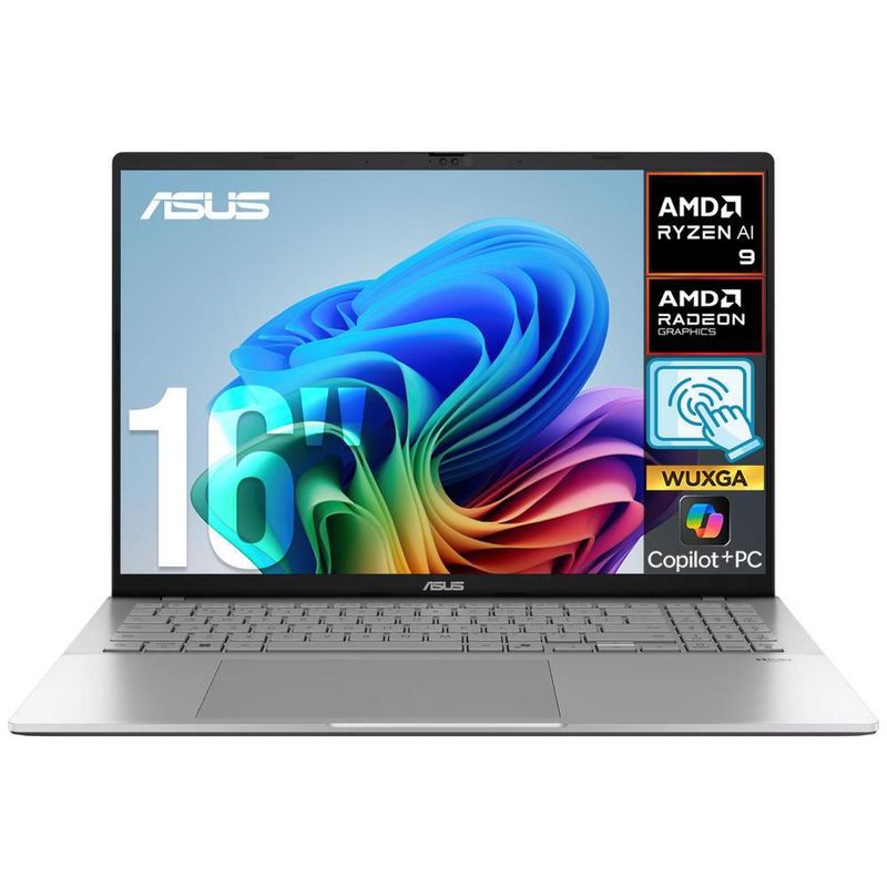 Laptop asus vivobook s16 ryzen ai 9 465 32gb 1tb 16" touch