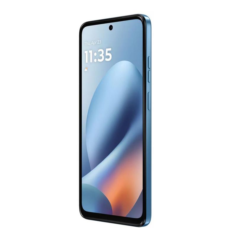 Moto G17 128GB 12GB RAM (4+8) Azul con Smartwatch y Audífonos inalámbricos