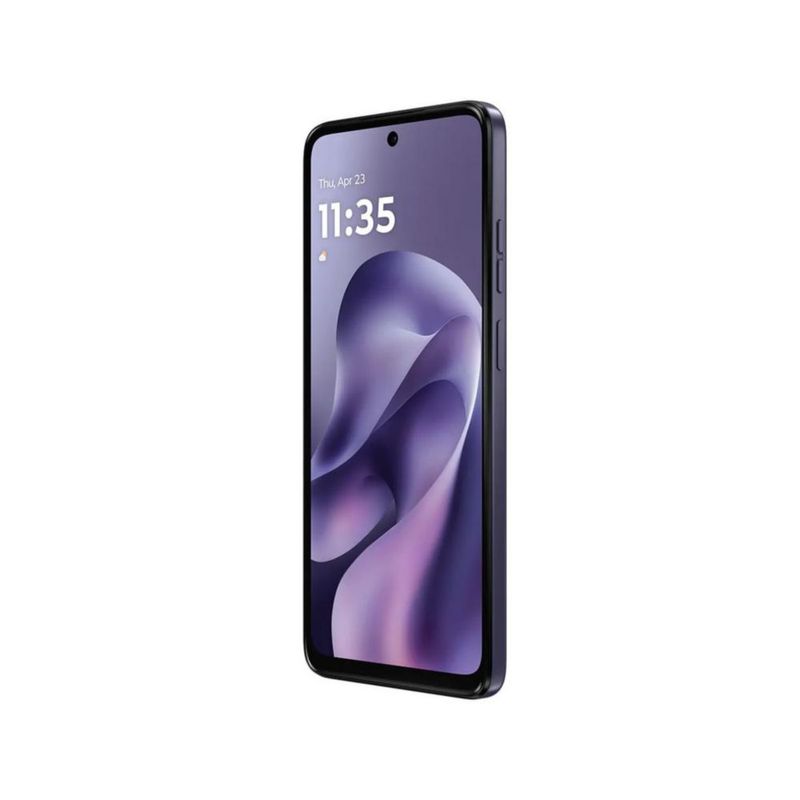 Moto G17 128GB 12GB RAM (4+8) Arándano con Smartwatch y Audífonos inalámbricos