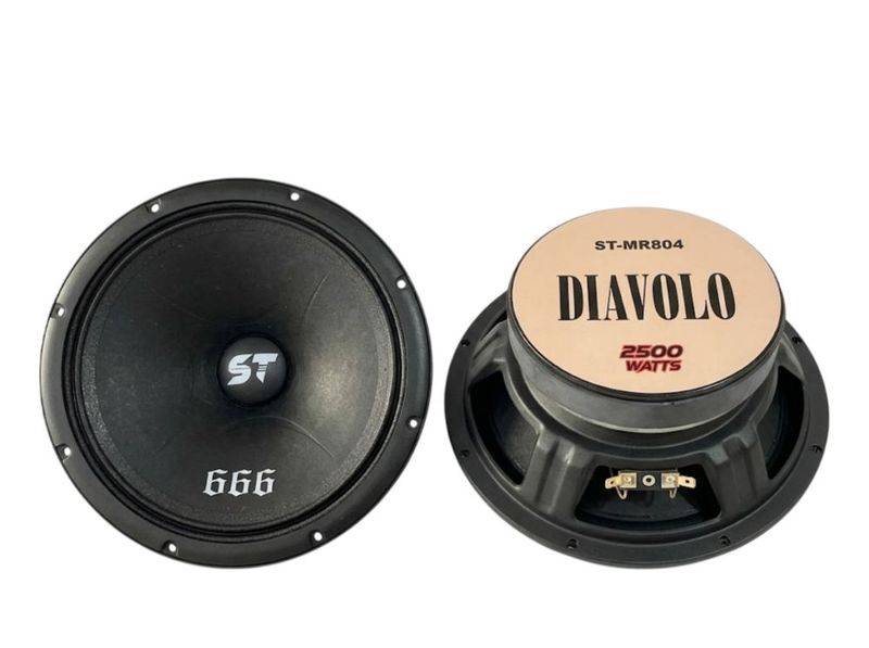 Par De Medios Alto 8" Scandaltek ST-MR804 2500w Max