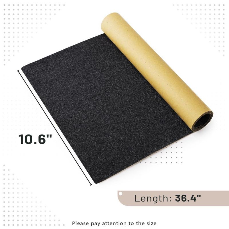 Cinta de agarre Mr. Pen 110 × 27 cm negra a prueba de desgarros