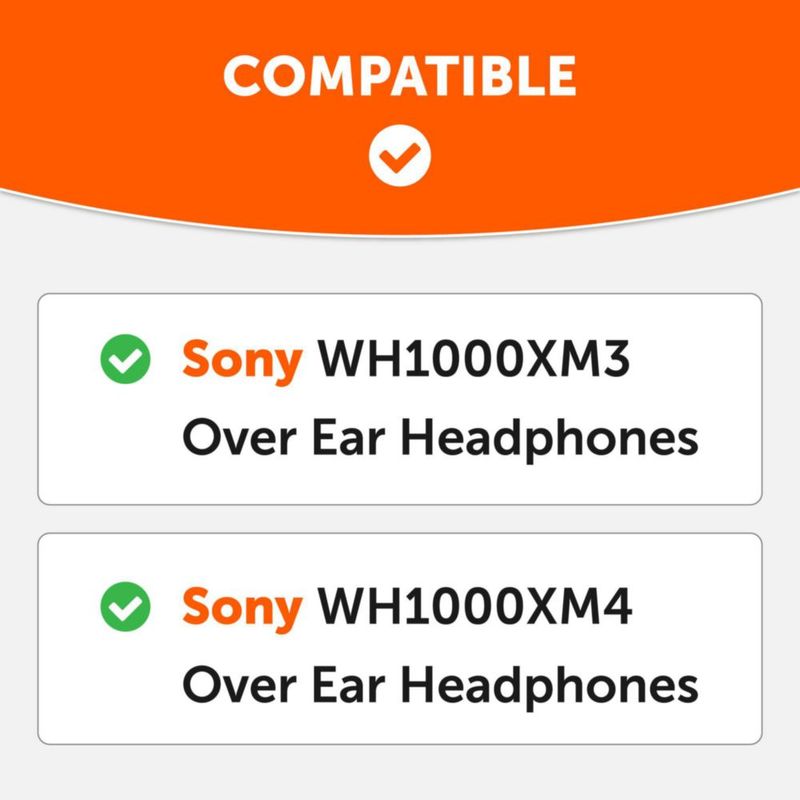Funda de silicona para auriculares WC Sony XM3/XM4