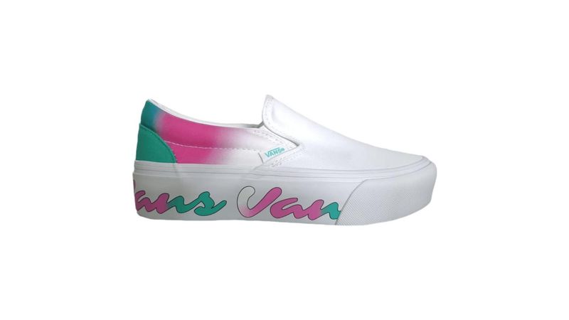 vans plataforma verdes