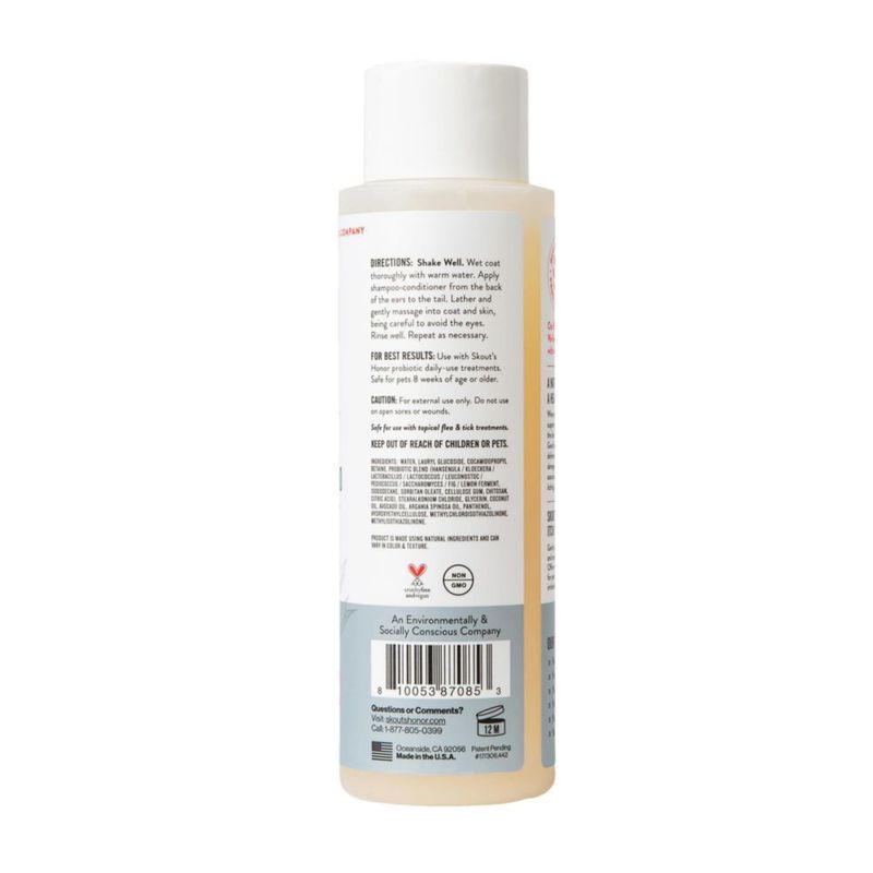 Champú Probiótico SKOUT'S HONOR 473 ml Alivio de Picazón para Perros