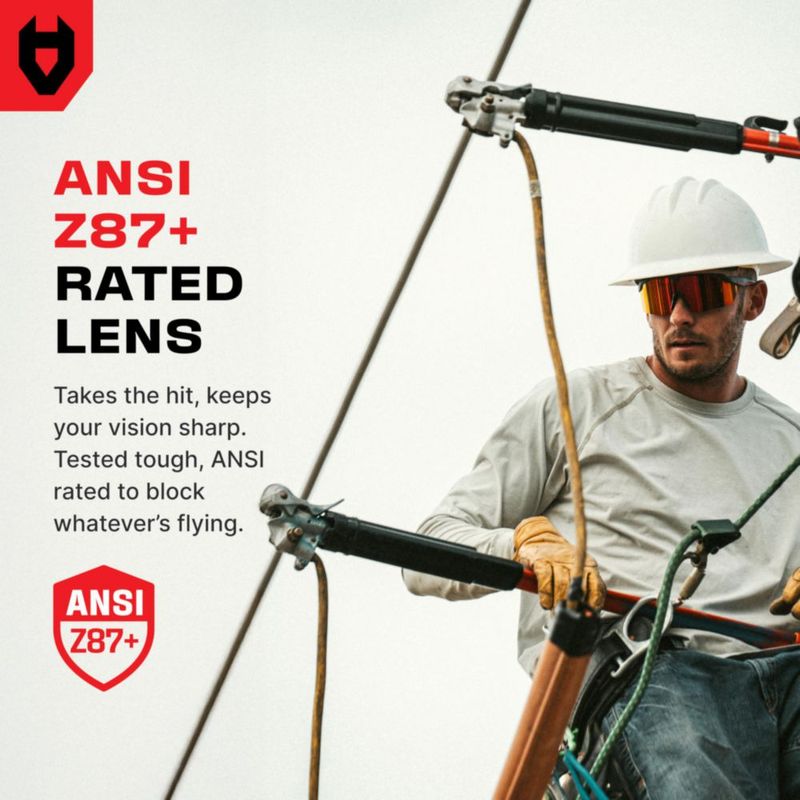 Lentes de sol NoCry ANSI Z87 polarizados con protección UV