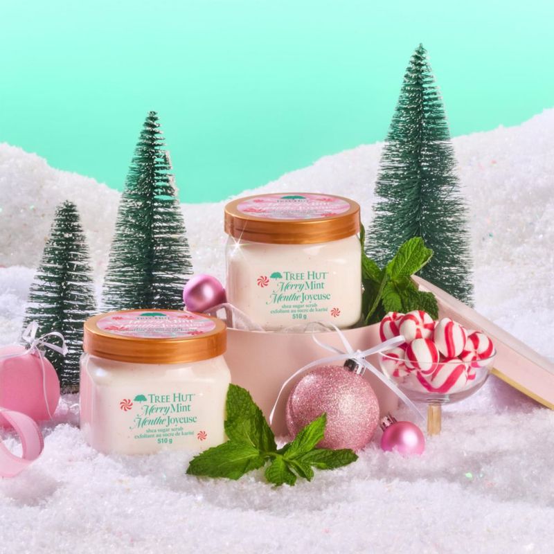 Exfoliante Corporal Vegano Merry Mint de Tree Hut 510 g