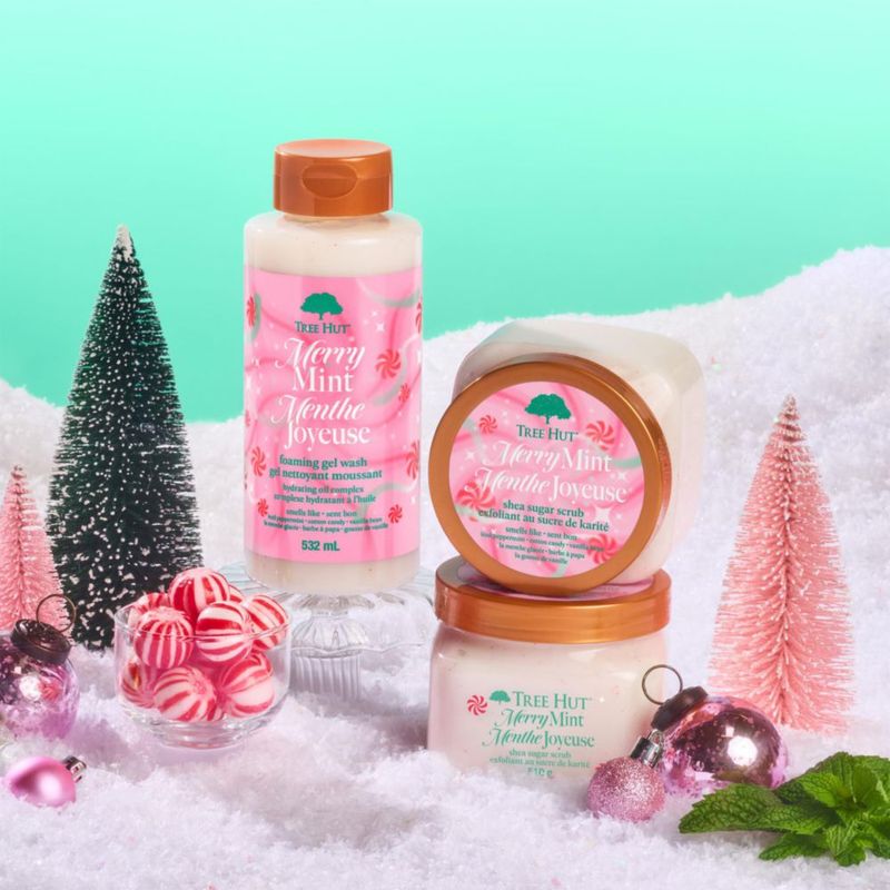 Exfoliante Corporal Vegano Merry Mint de Tree Hut 510 g
