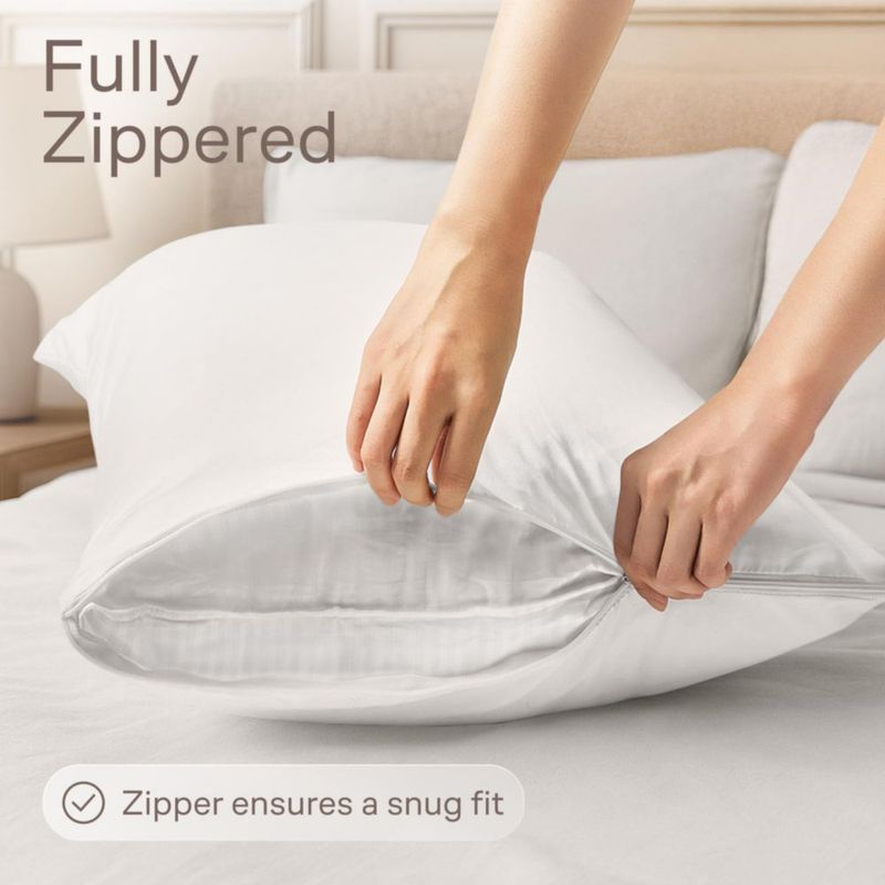 Protector de almohada Niagara Sleep Solution Queen (2 unidades) blanco