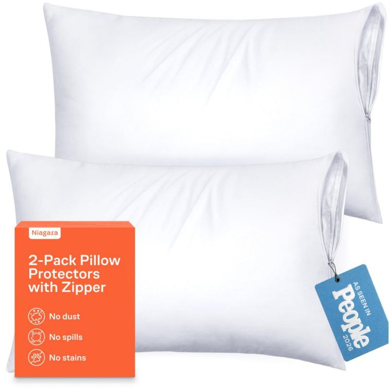 Protector de almohada Niagara Sleep Solution Queen (2 unidades) blanco