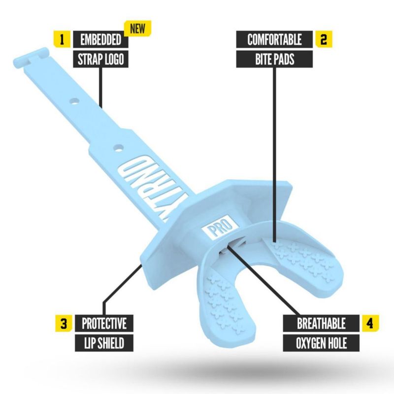 Protector bucal NXT NXTRND Pro azul Columbia con correa
