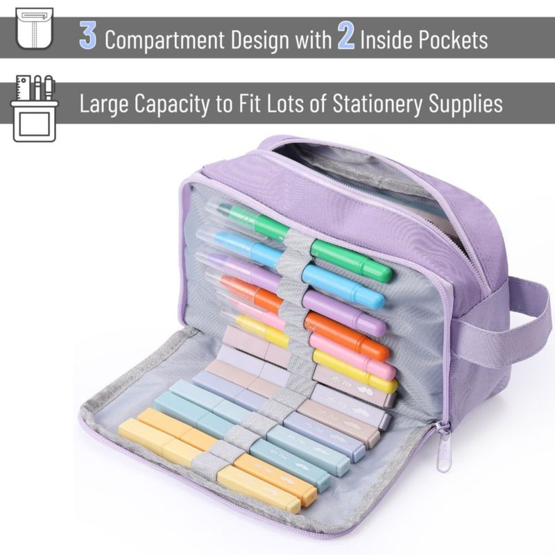 Estuche Mr. Pen de 3 compartimentos
