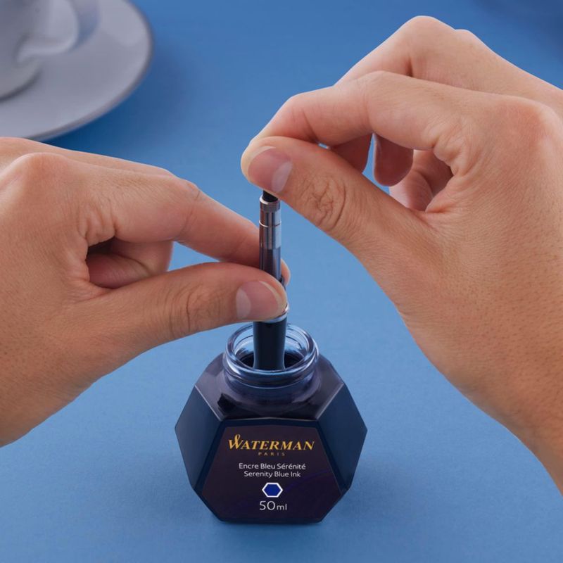 Tinta para pluma estilográfica Waterman Serenity Blue 50 ml