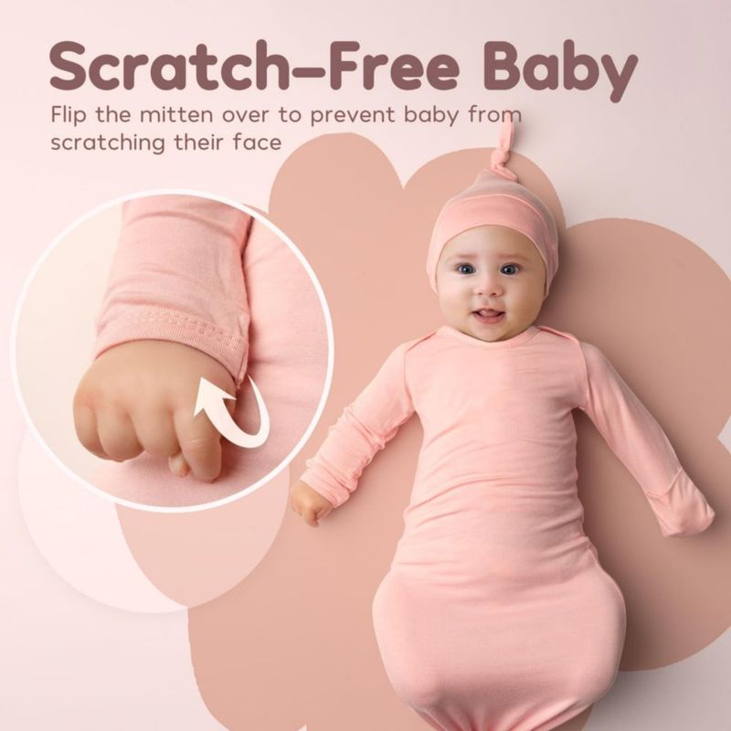 Conjunto de 2 Piezas de Camisón Suave para Bebé Recién Nacido Noah Baby
