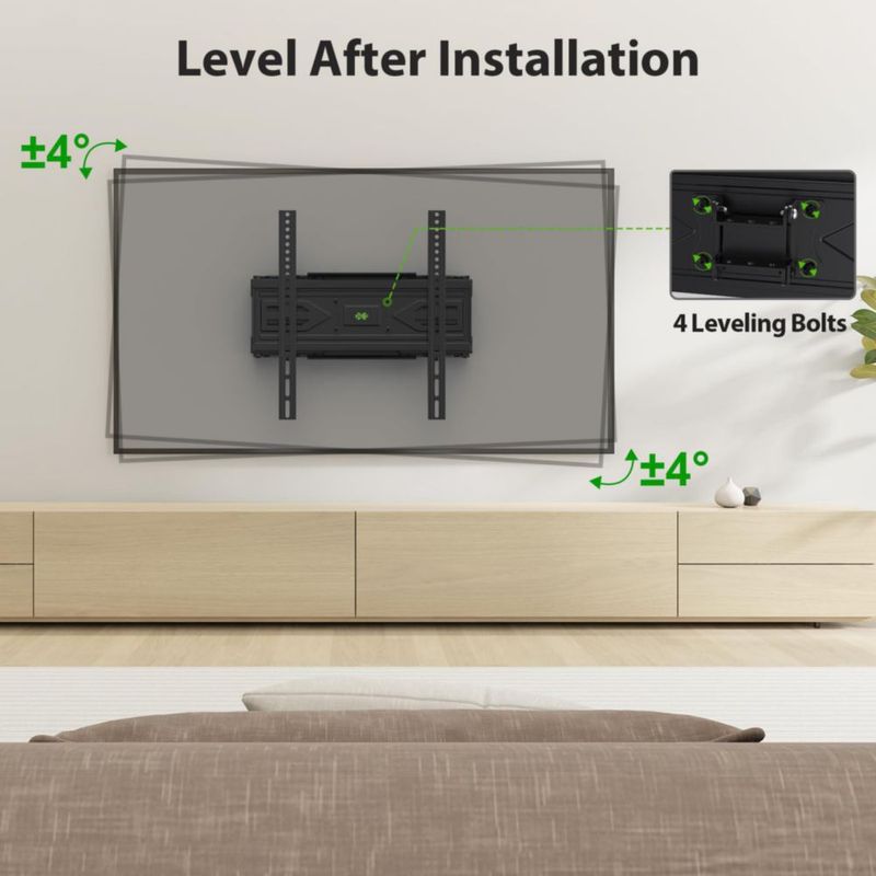Soporte de pared para televisores USX MOUNT Full Motion de 32 a 70 pulgadas 45 kg VESA 400 x 400 mm