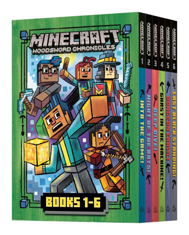 Set de libros Random House Minecraft Woodsword Chronicles 1-6