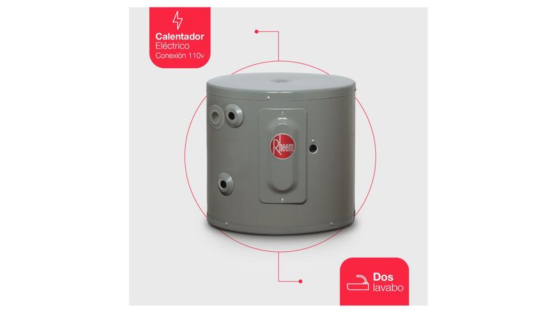 Calentador De Agua Portatil 110v Para 8 Litros Resistencia