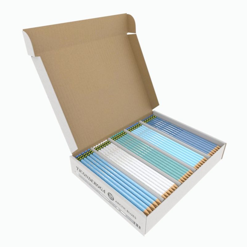 Lápices Ticonderoga Arctic Blues Preafilados 150 unidades