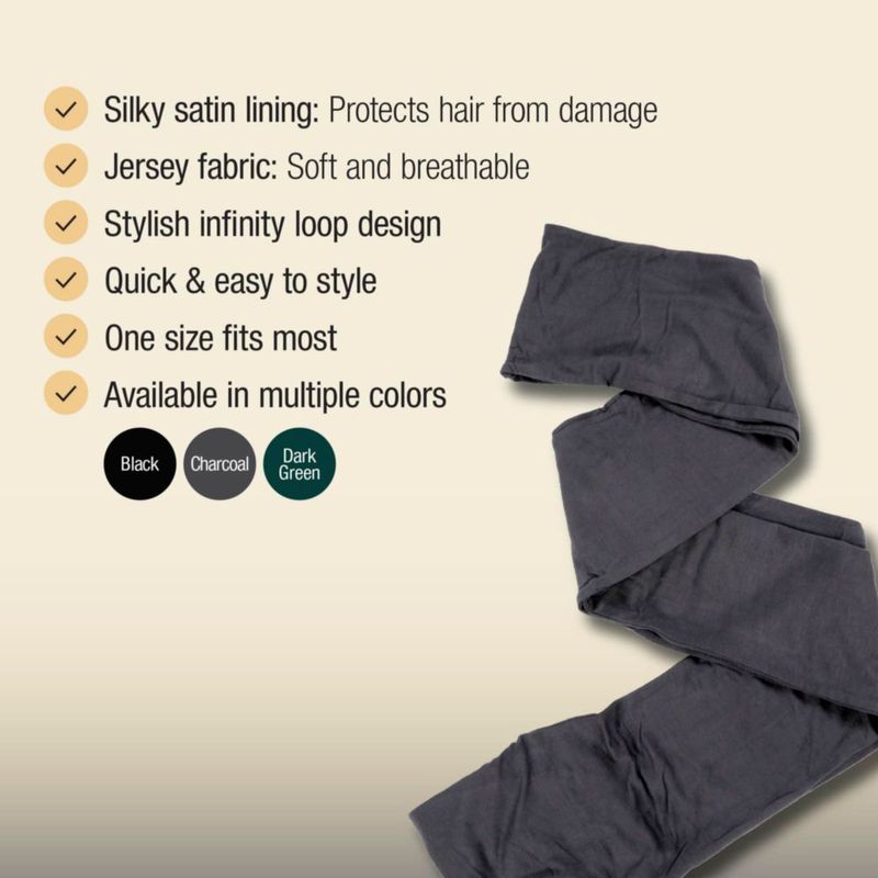 Cinta para el cabello Red by Kiss Infinity Turbante con forro de satén