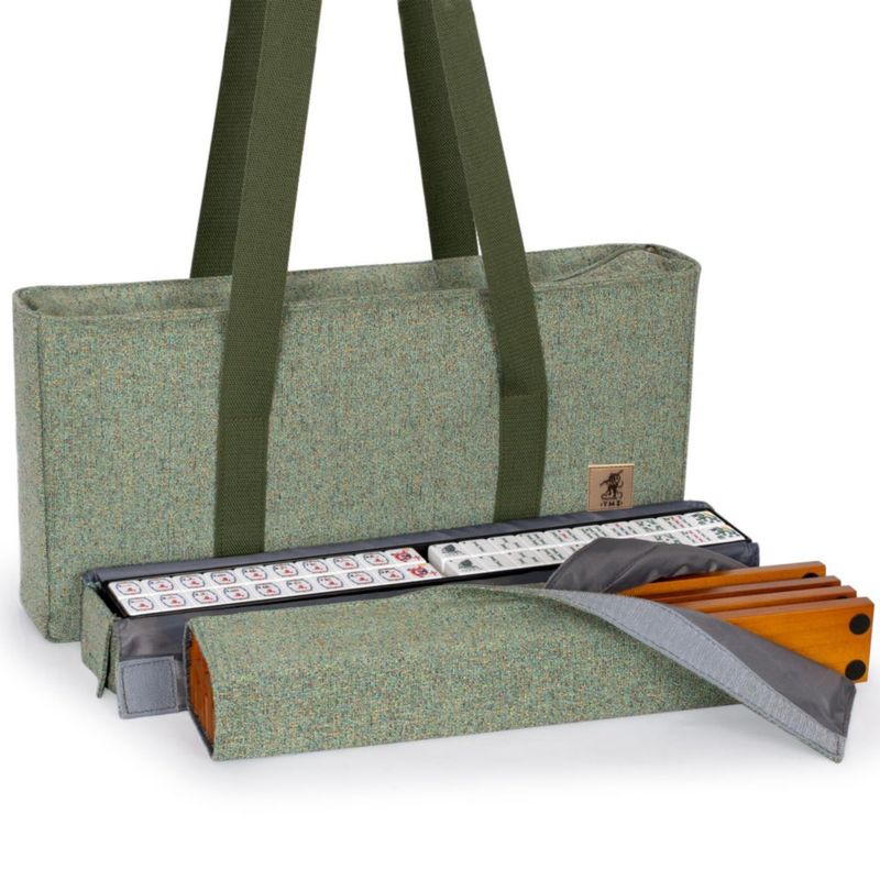 Set de Mahjong Yellow Mountain Imports 166 fichas 32 kg